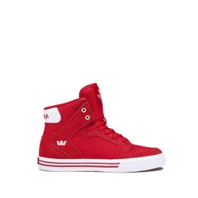 Supra Kids VAIDER High Top Shoes Formula One/White/white | US-49133